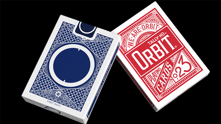 Orbit Tally Ho Circle Back (Red) Playing Cards - CAMBIGG