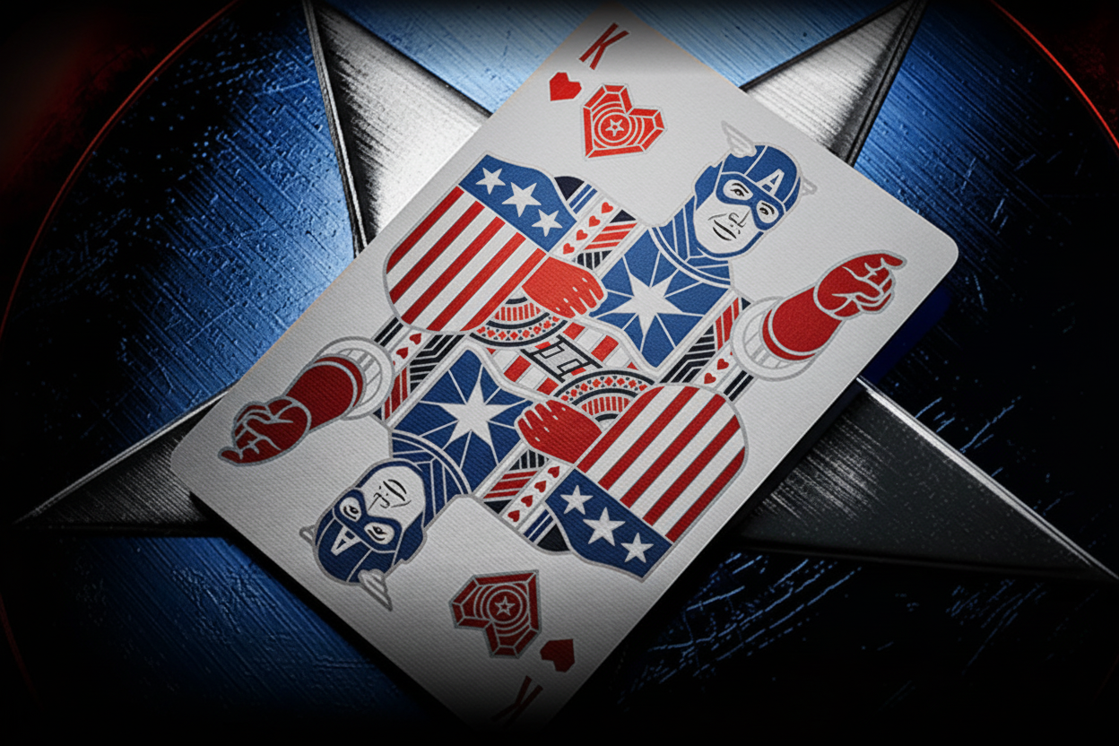 Captain America Playing Cards by theory11 - CAMBIGG