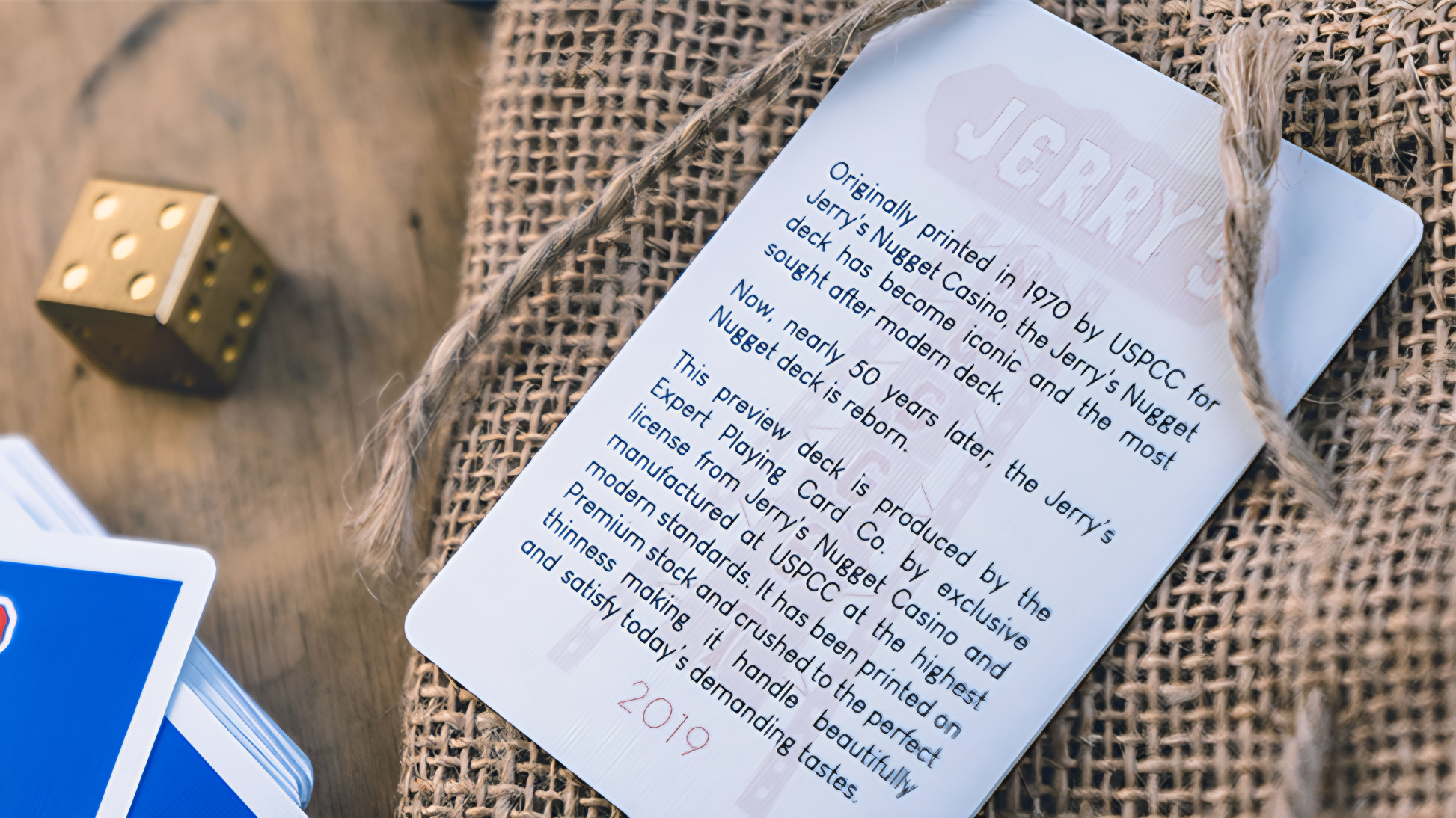 Modern Feel Jerry's Nuggets (Red) Playing Cards - CAMBIGG