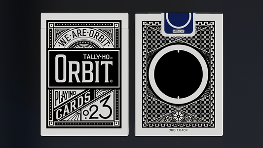 Orbit Tally Ho Circle Back (Black) Playing Cards - CAMBIGG