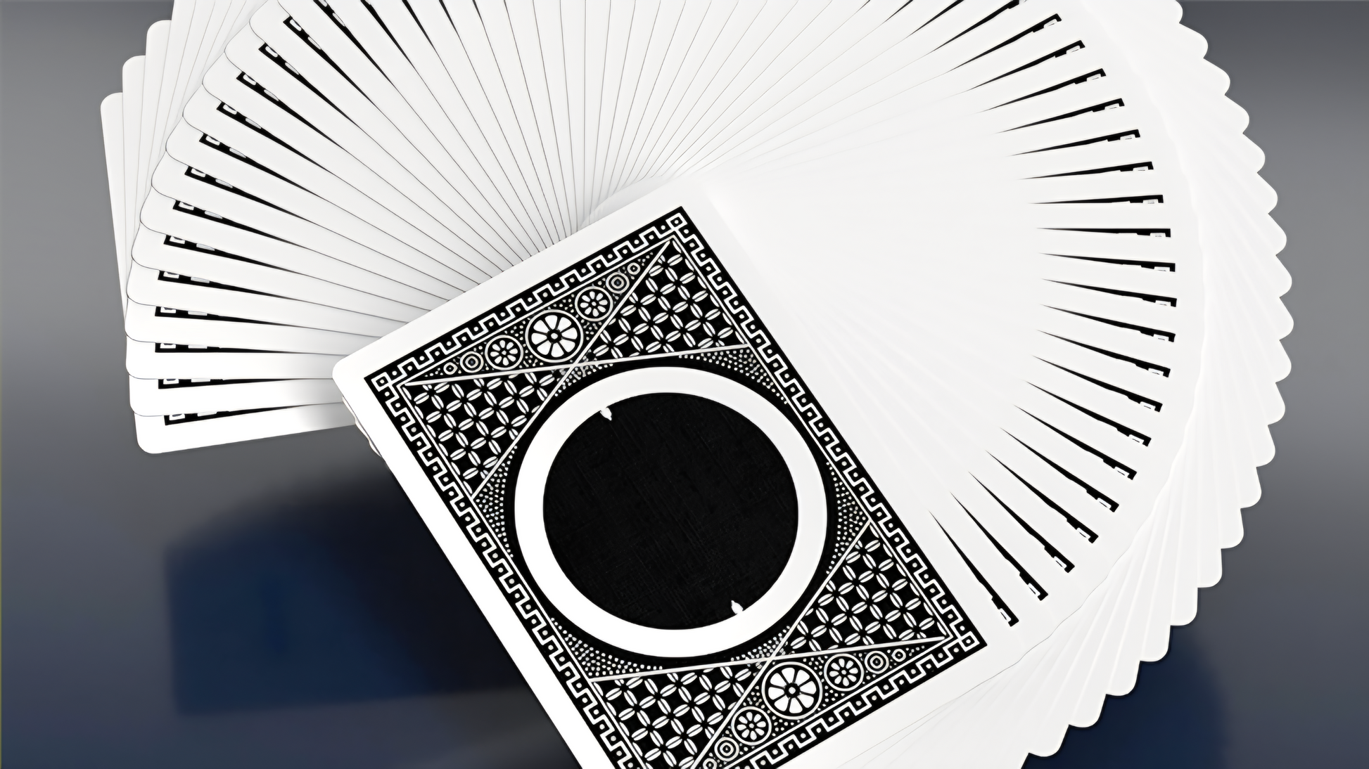 Orbit Tally Ho Circle Back (Black) Playing Cards - CAMBIGG