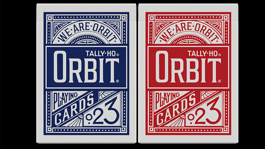 Orbit Tally Ho Circle Back (Red) Playing Cards - CAMBIGG