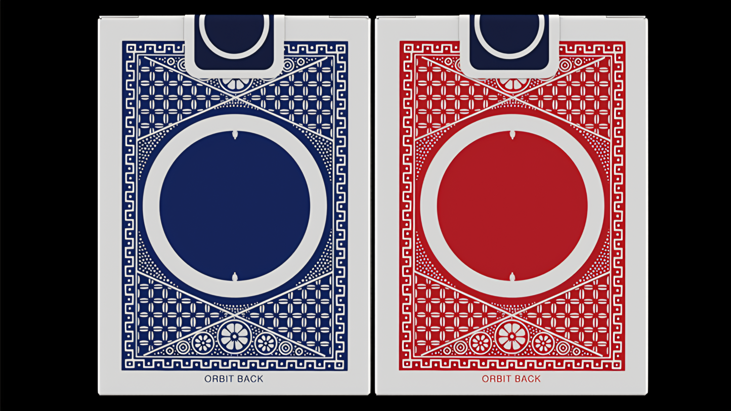 Orbit Tally Ho Circle Back (Red) Playing Cards - CAMBIGG